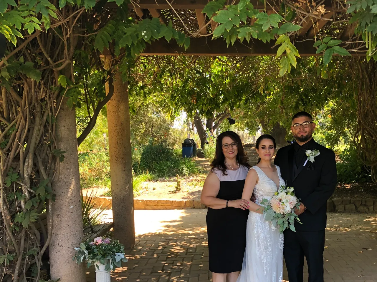 seasons of celebrations wedding officiant with couple